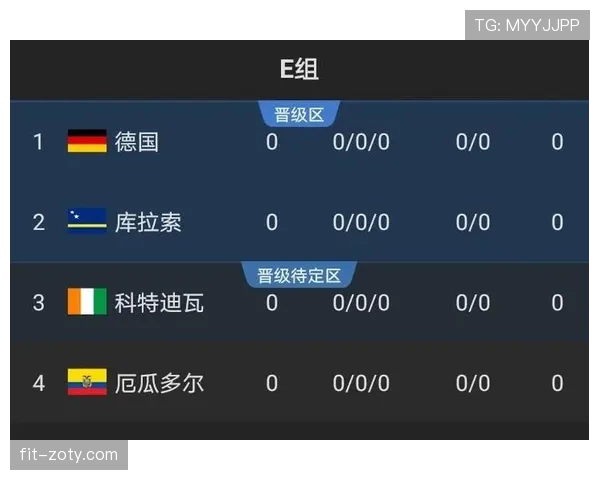 世界杯E组第二名之争解析